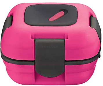 Pinnacle Insulated Leak Proof Lunch Box for Adults and Kids - Thermal Lunch Container With NEW Heat Release Valve, 16 oz (Pink)