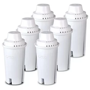 Commercial Cool Brita Filter Replacements, Replacement Water Filters for Standard Brita Water Pitcher, Lasts Up To 60 Gallons, NSF Certified, CCWFB6,