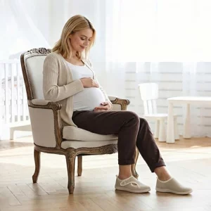 LeIsfIt Womens House Shoes Adjustable Diabetic Slippers Wide Arthritis Edema Barefoot Shoes Indoor Outdoor Slippers Beige Size 8