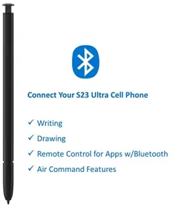 S Pen S23 Ultra (withBluetooth) Replacement for Samsung Galaxy S23 Ultra Stylus Pen (4096 Pressure Levels) + Replacement Tips/Nibs (Green)