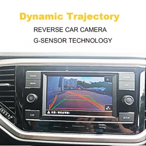 Car Trunk Handle Dynamic Camera Rear View HD Camera for Audi A4 A5 S5 Q3 Q5 for VW Passat Tiguan Golf Passat Touran Jetta Sharan Touareg with Moving