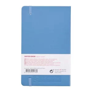 Talens Japan T9314-212M 441815 Art Creation Sketchbook, Drawing Notebook, 5.1 x 8.3 inches (13 x 21 cm), Lake Blue