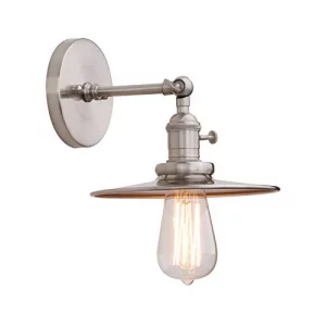 Phansthy Vintage Industrial Sconces Wall Lighting, 1-Light Wall Sconce with Switch and 7.9