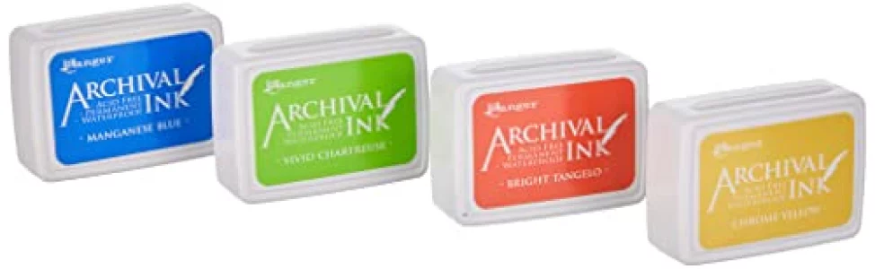 Ranger RGRAIMK.57697 Ranger Archival Mini Ink Pad Set 3 Archival Ink Pad Set Mini 3