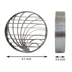 Round Cookie Cutter Set 12 Pcs, Metal Donut Ring Molds for Cooking, Stainless Steel Biscuit Pastry Cutters, Circle Cake Rings Tool for Baking, Large