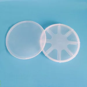 Silicon Wafer Carrier - 1 inch Single Wafer Box,Including Container, Cover & Spring,10 Pack