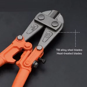Edward Tools Bolt Cutter 12 - Heavy Duty Forged T8 Steel Blade Cuts Steel Wire, Chain Link Fence, Metal Rods, and Screws - Cutters Ergonomic Rubber