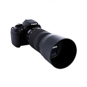 JJC Reversible Lens Hood Shade for Canon EF 70-300mm f/4-5.6 is II USM Replaces Canon Lens Hood ET-74B, with Button to Lock or Release