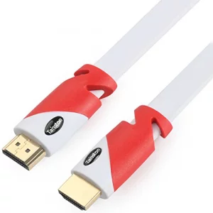 Tainston Flat High Speed HDMI Cable (40 Feet) Support 4K 2160P,3D,1080P,Audio Return Channel
