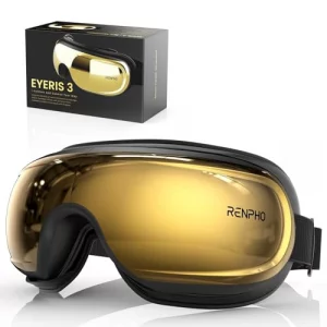 RENPHO Eyeris 3 Eye Massager with Heat and Cooling Voice Control, FSA Eligible HSA, Birthday Day Gifts for Women Men Her Him, Eye Mask for Migraines,