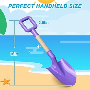 Amarlozn Beach Sand Shovels Toy for Kids, Jumbo Gardening Tool Kit, 16