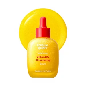 EQQUALBERRY Vitamin Illuminating Serum | Niacinamide 4% + Brightening Vitamin C Face Serum with Hyaluronic Acid & Vitamin E | Dark Spot, Uneven Tone