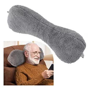 VCOMSOFT Recliner Headrest Pillow, Head Pillow for Sofa, Recliner Neck Pillow, Bone Couch Neck Pillow for Pain Relieve(Grey)