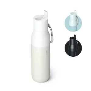 LARQ Flip Top 25 oz Insulated Stainless Steel Water Bottle With Straw | Thermos, BPA Free | Reusable Bottle for Sports, Gym, Travel | Keeps Drinks Co