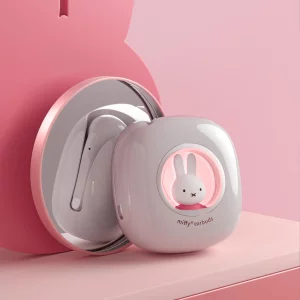 Miffy Bluetooth Wireless Earbuds Headset (Pink)?IPX5 Waterproof Ear Buds Headphones