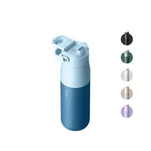 LARQ Bottle Swig Top 23oz - Insulated Reusable Stainless Steel Water Bottle With Built-In Silicone Handle | BPA Free | For Sports, Gym, and Travel |