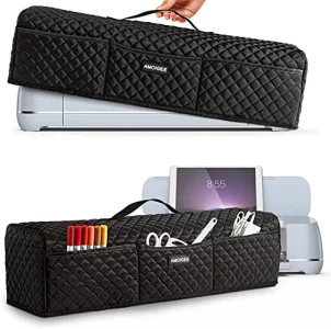 AMOIGEE Padded Dust Cover Compatible with Cricut Maker 4, Explore 4, Cricut Maker, Maker 3, Explore 3, Explore Air 2, Machine Cover for Cricut Access
