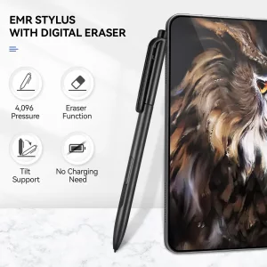 Digital EMR Stylus for Remarkable 2,Replacement Pens Compatible with Remarkable 2 Tablet/Remarkable/Wacom/SuperNote Device, 4096 Pressure Level, Palm