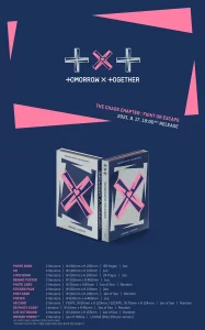 TXT - CHAOS CHAPTER : FIGHT OR ESCAPE Album+Extra Photocards Set (ESCAPE ver.)