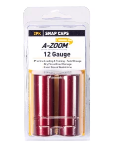 A-ZOOM 12 Gauge Snap-Cap, Red (12211), 2 Count (1 Pack)