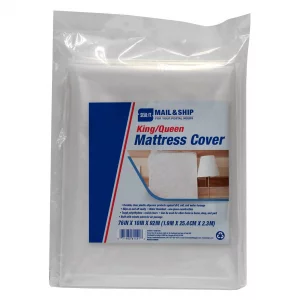 Seal-It Mail and Ship Mattress Cover for Moving & Storage, King/Queen, 76