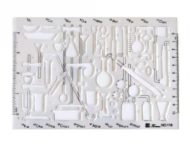 OBUY Organic Chemistry Stencil Drawing Template