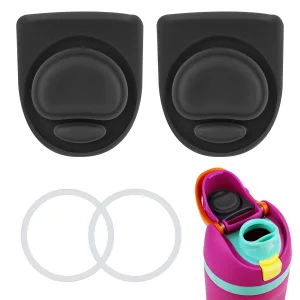 4pcs Bottle Seal Ring & Replacement Rubber Stopper for Owala FreeSip 16oz 19oz 24oz 32oz 40oz, Silicone O Ring Water Bottle Top Lid Parts, Cap Mouth