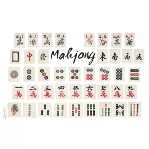 Tervis Mahjong Game Made in USA Double Walled Insulated Tumbler Travel Cup Keeps Drinks Cold & Hot, 16oz, Clear