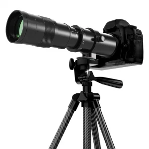 BENOISON Telephoto Lens for Canon - EF Lens 420-800mm for Canon DSLR, Manual Focus MF Zoom Lens for Canon EOS Rebel SL3 SL2 SL1 T8i T7i T7 T6 4000D 1