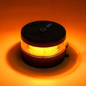 Magnetic Wireless Beacon Light, USB-C Rechargeable LED Strobe Lights for Truck, Mini Portable Flashing Emergency Safety Warning Light for Postal Car