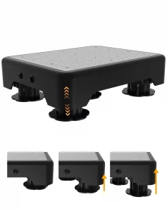 Adjustable Step Stool for Adults, Toddler Step Stools, 660 LBS Capacity Non-Slip Safety Step Platform for Elderly and Kids, Portable Stair Assist for