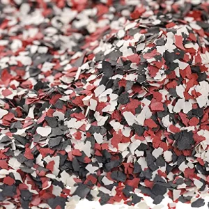 350 G/ 0.77 lb Decorative Color Chips Epoxy Flakes 3-5 mm Blend Concrete Floor Coatings Decorative Paint Flakes for Garage Floor Paint Interior Exter