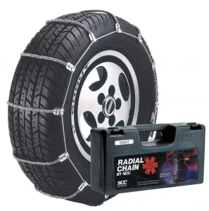 SCC SC1042 Radial Chain Cable Traction Tire Chain - Set of 2