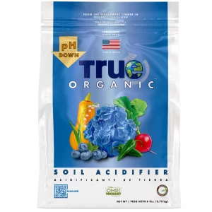 True Organic Soil Acidifier  Lowers Soil pH for Acid-Loving Plants  Ideal for Turning Hydrangeas Blue  6lb Bag