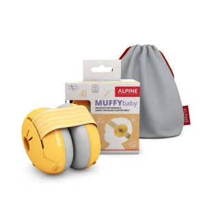 Alpine Muffy Baby Ear Protection for Babies and Toddlers up to 36 Months - CE & ANSI Certified - Noise Reduction Earmuffs - Comfortable Baby Headphon