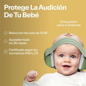 Alpine Muffy Baby Ear Protection for Babies and Toddlers up to 36 Months - CE & ANSI Certified - Noise Reduction Earmuffs - Comfortable Baby Headphon