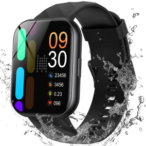 Parsonver Smart Watch, 5ATM Waterproof Watch for Swimming, Fitness Activity Tracker with 110+ Sports Modes, Heart Rate/Sleep/SpO2/Calories Monitor, P