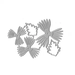 DDeehs Chrysanthemum Flower Metal Die Cuts, Rose Daisy Flower Leaves Cutting Dies, Stencils for DIY Scrapbooking, Album Decorative Embossing Paper Di