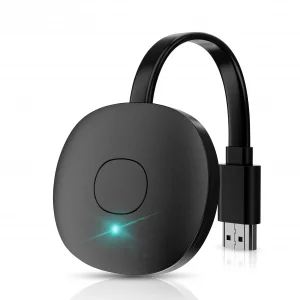 AT-Mizhi 4K Wireless HDMI Display Dongle Adapter - Mirror Screen Receiver Stream Audio/Video from i-Phone/Pad/Mac/Android/Win Laptop to TV/Projector/