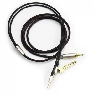 NewFantasia Dual 2.5mm to 3.5mm & 6.3mm Adapter Replacement Cable Compatible with Monolith M1060, M1060C, M565, M565 Headphones 1.2meters/4feet