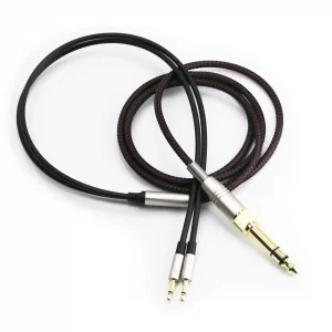 NewFantasia Dual 2.5mm to 3.5mm & 6.3mm Adapter Replacement Cable Compatible with Monolith M1060, M1060C, M565, M565 Headphones 1.2meters/4feet