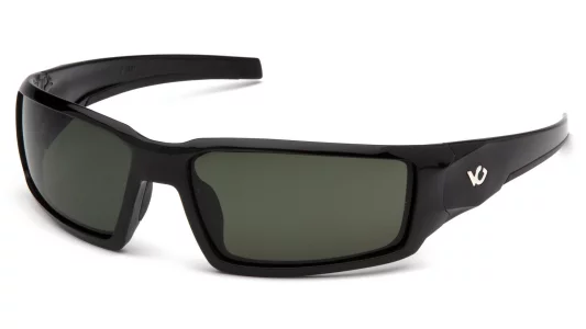 Venture Gear Pagosa Glasses with Anti-Fog Lens, Forest Gray Lens, Black Frame