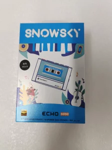 SnowSky/FiiO Echo MINI HiFi Bluetooth MP3 Player, 15Hours Playback, Independent Volume Control with 3.5mm/4.4mm Headphones Outputs (Sky Blue)