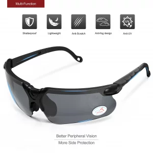 xaegistac Shooting Glasses with Case Anti Fog Hunting Safety Glasses for Adults