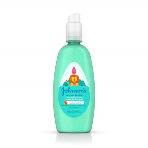 Johnson's No More Tangles Toddler & Kids Detangling Spray to Unlock Knots in Hair, Hypoallergenic & Paraben-Free, No More Tears Tear-Free Formula For