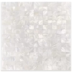 Peel and Stick Backsplash Mother of Pearl Tile, Yew & Tulip Self-Adhesive Natural Nacre Shell Seamless 12 x 12 Mosaic Sheet for Kitchen Backsplash