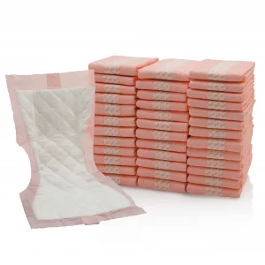 Vakly Extra Large Postpartum Maternity Pads [40 Pack] Hospital Style Super-Absorbent Contoured Pad Liners - 7
