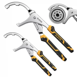 ELEAD Adjustable Oil Filter Wrench Set - 9