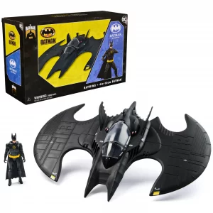 DC Comics Batman, Batwing and 4-inch Batman Figure Set, 1992 Batman Returns Limited Edition 85th Anniversary Collectible Kids Toys for Boys Ages 3 an