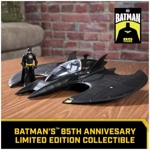 DC Comics Batman, Batwing and 4-inch Batman Figure Set, 1992 Batman Returns Limited Edition 85th Anniversary Collectible Kids Toys for Boys Ages 3 an